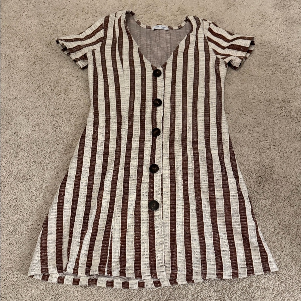 Zara striped mini dress - Picture 2 of 3